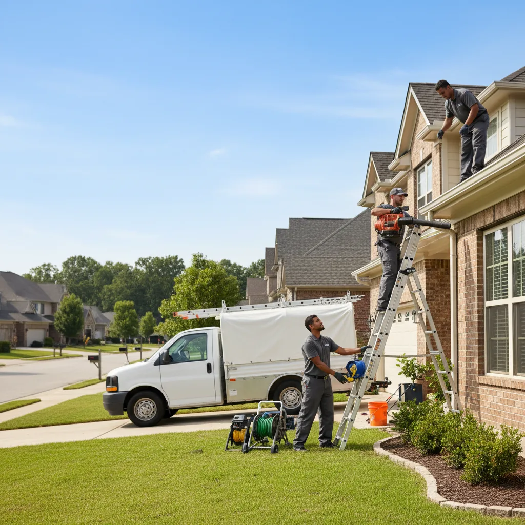 Home Gutter Service in Conroe, TX near me